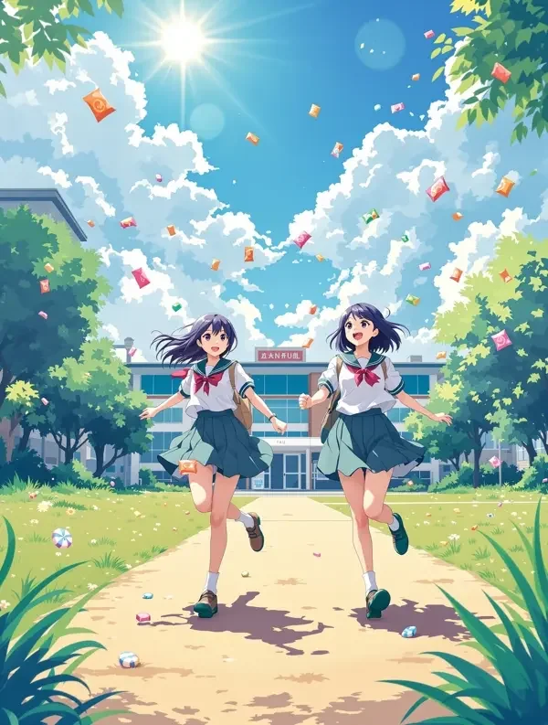 韩漫歪歪《晴空跳跳糖》番剧封面