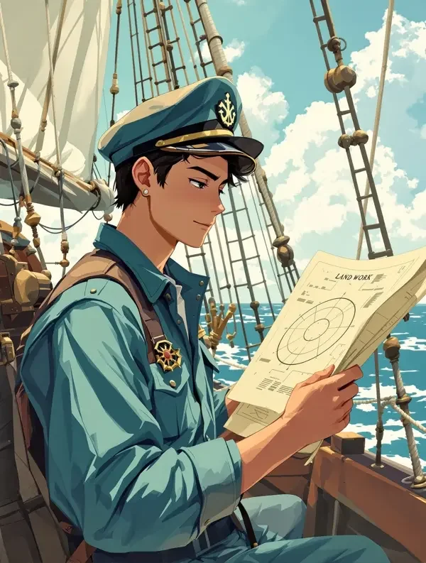 韩漫歪歪《森屿航迹》番剧封面