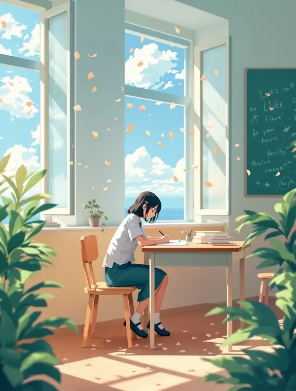 韩漫歪歪《樱花教室物语》番剧封面
