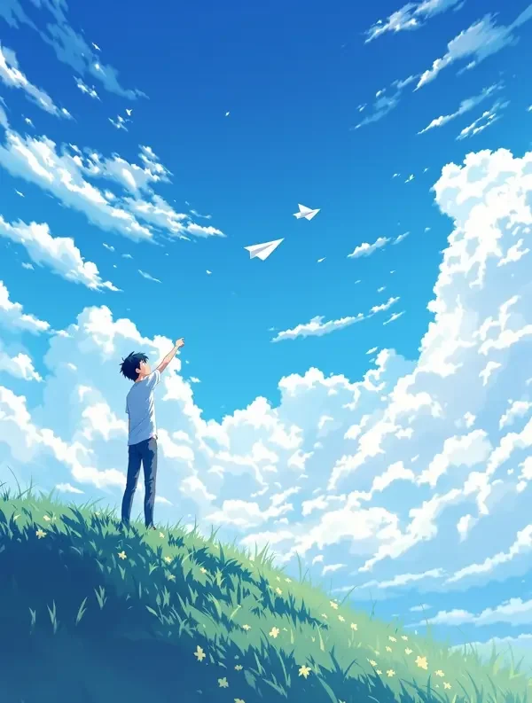 韩漫歪歪《纸飞机航线》番剧封面