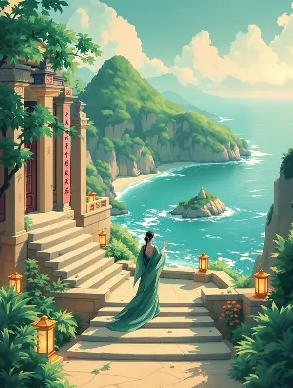 韩漫歪歪《千年岛歌》番剧封面