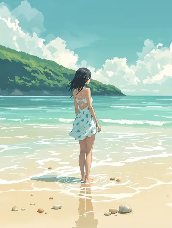 韩漫歪歪《潮汐回声》番剧封面