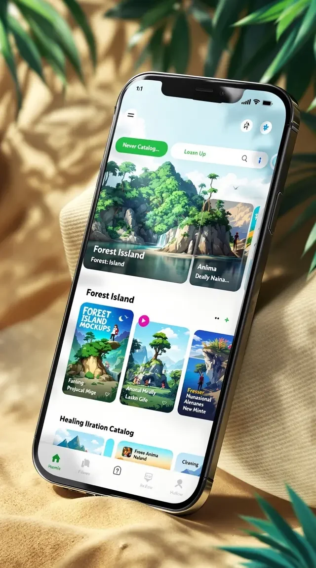 韩漫歪歪 APP 界面 韩漫歪歪 APP 番剧浏览界面预览